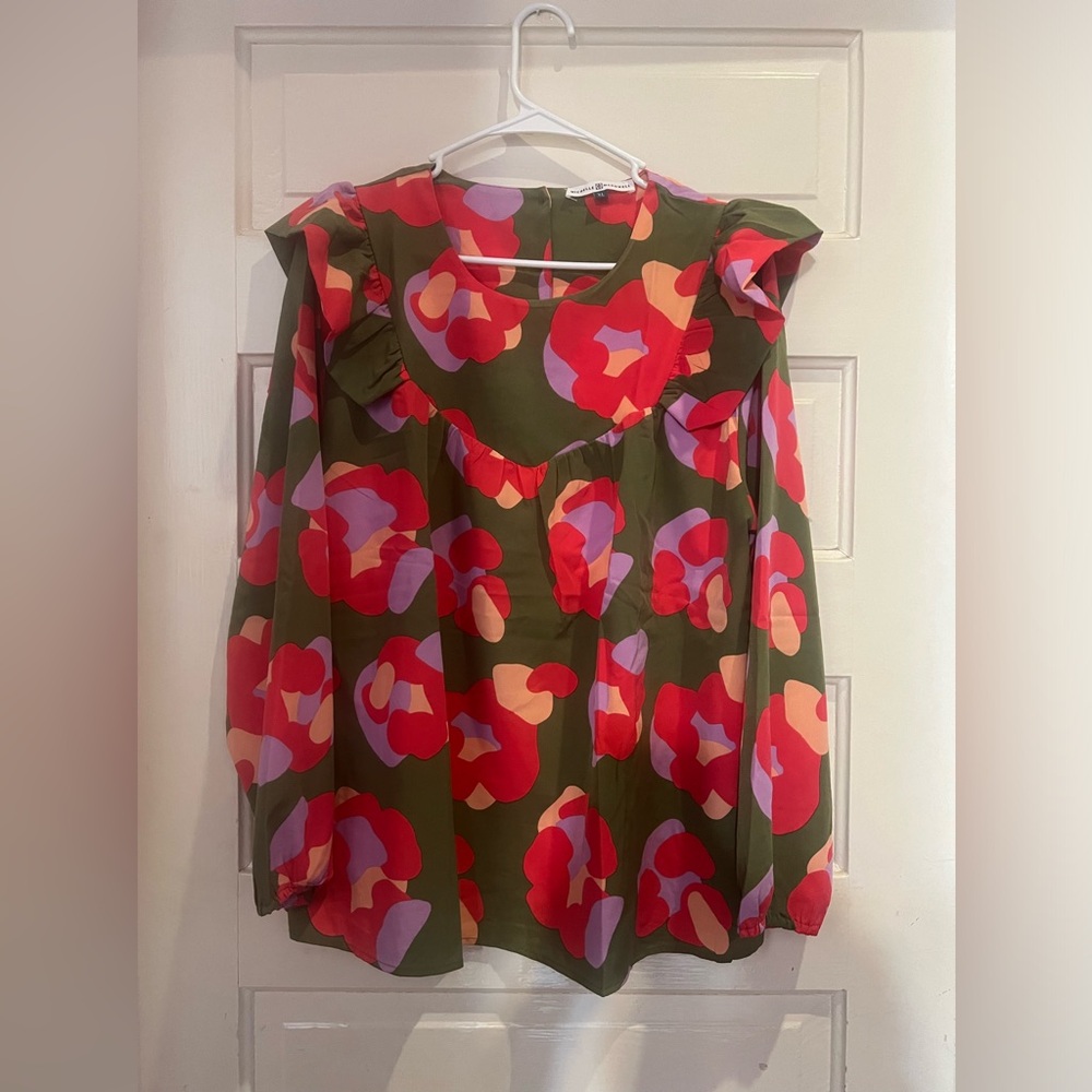 Michelle McDowell Cheeta Long Sleeve Top